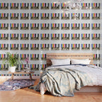Garage Sale Painting of Peasants with Color Bars Wallpaper Gallery Image 3