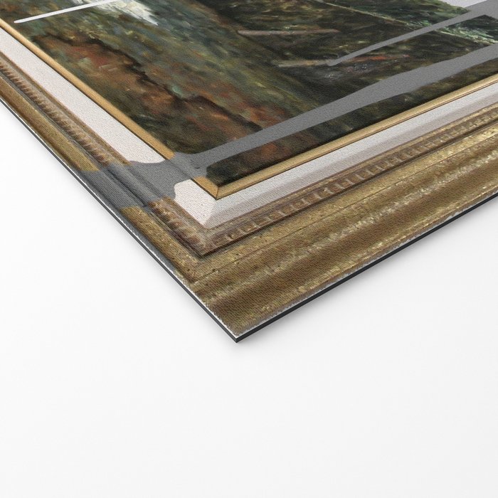 Garage Sale Painting of Peasants with Color Bars Welcome Mat Gallery Image 2