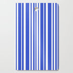  Classic Stripes XXXIV - Bright Blue Cutting Board Gallery Image 1