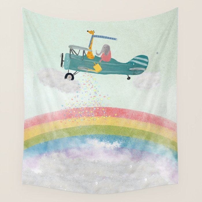 creating rainbows Wall Tapestry Gallery Image 4