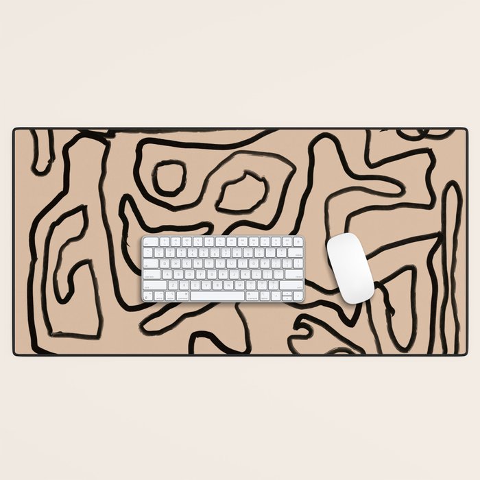 Abstract line art 161 Desk Mat Gallery Image 1