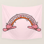 Howdy Cowpoke Wall Tapestry Gallery Image 4