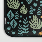 Tiger forest tropical tigers screen print art by andrea lauren Laptop Sleeve Gallery Image 3