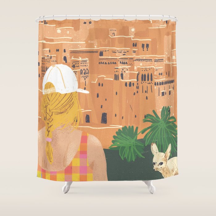 Travelist Shower Curtain Gallery Image 1