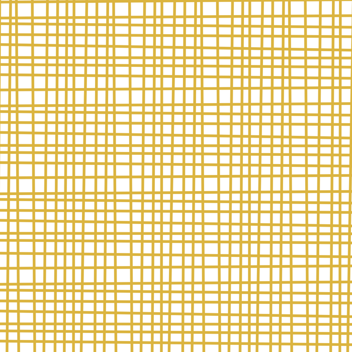 Fine Weave Minimalist Mid Century Modern Woven Pattern in Mustard Yellow and White Coffee Mug Gallery Image 2