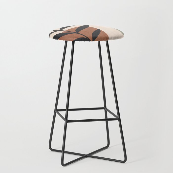 Minimal Abstract Art Plant 5 Stool Gallery Image 1