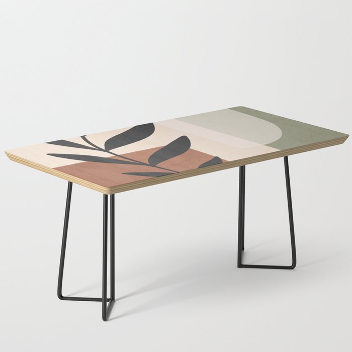 Minimal Abstract Art Plant 5 Coffee Table Gallery Image 1