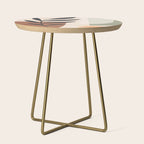 Minimal Abstract Art Plant 5 Side Table Gallery Image 1