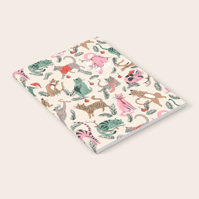 Silly Christmas Cats Notebook Gallery Image 1