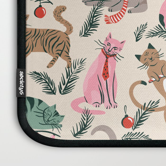 Silly Christmas Cats Laptop Sleeve Gallery Image 3