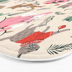 Silly Christmas Cats Bath Mat Gallery Image 3