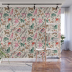Silly Christmas Cats Wall Mural Gallery Image 1