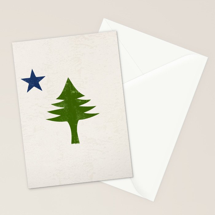 Original Maine Flag Stationery Card Gallery Image 2