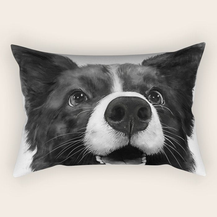 who's a good boy? Rectangular Pillow Gallery Image 1