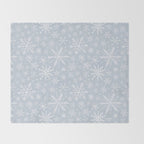 Snowflakes Throw Blanket Gallery Image 2