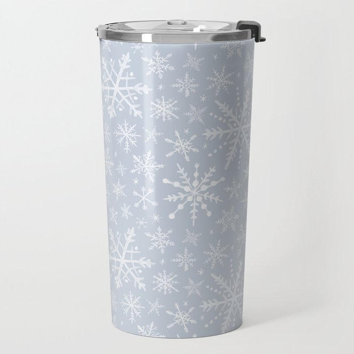 Snowflakes Travel Mug Gallery Image 2