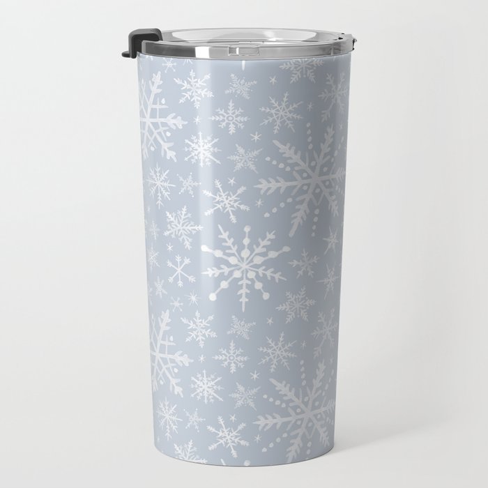 Snowflakes Travel Mug Gallery Image 3