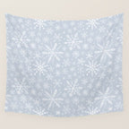 Snowflakes Wall Tapestry Gallery Image 4
