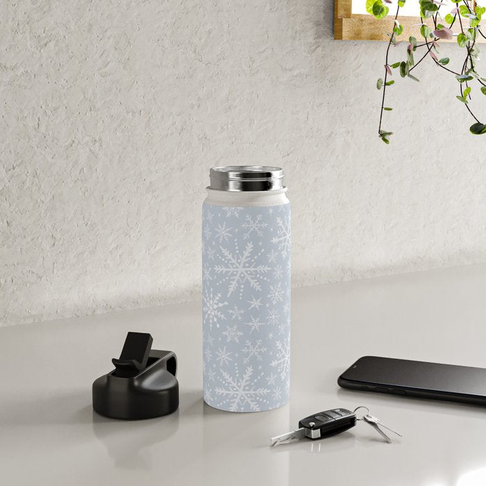 Snowflakes Water Bottle Gallery Image 4