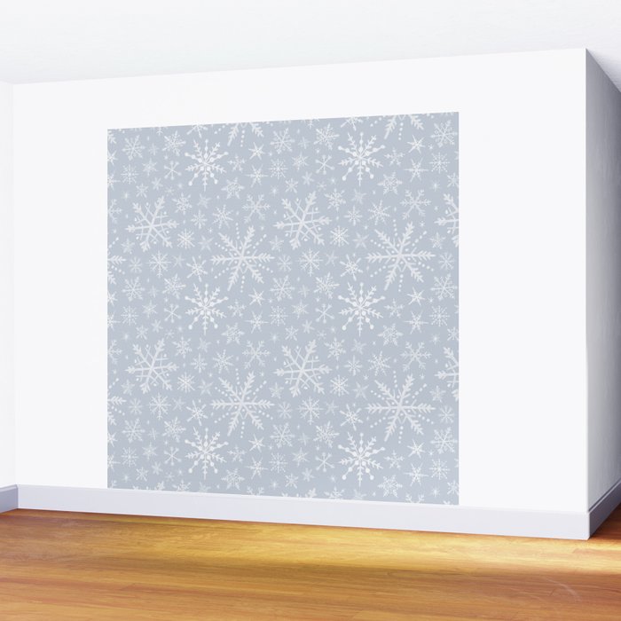 Snowflakes Wall Mural Gallery Image 2