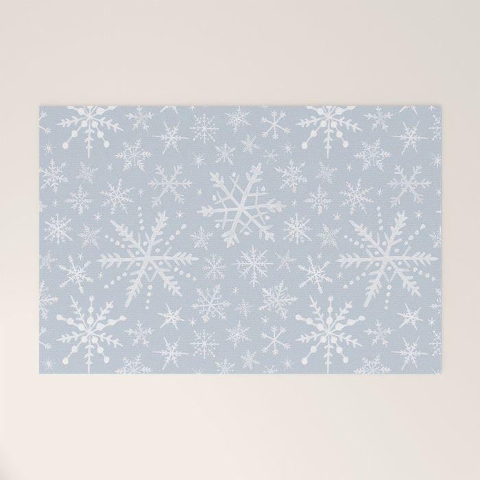 Snowflakes Welcome Mat Gallery Image 1