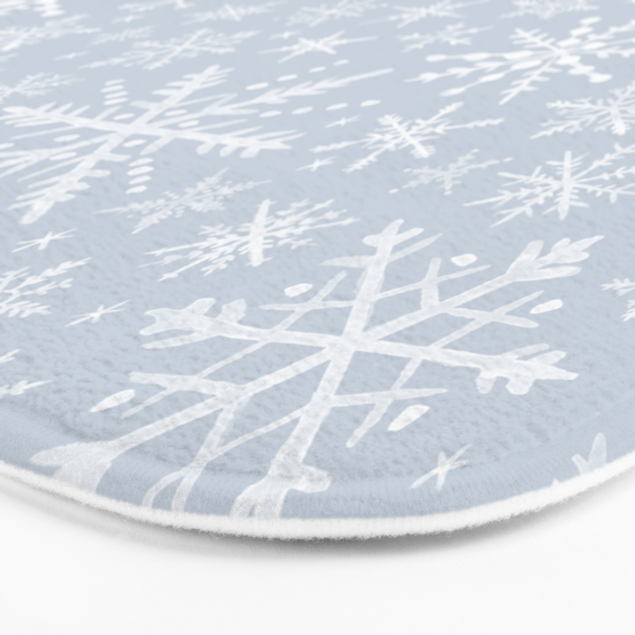 Snowflakes Bath Mat Gallery Image 3
