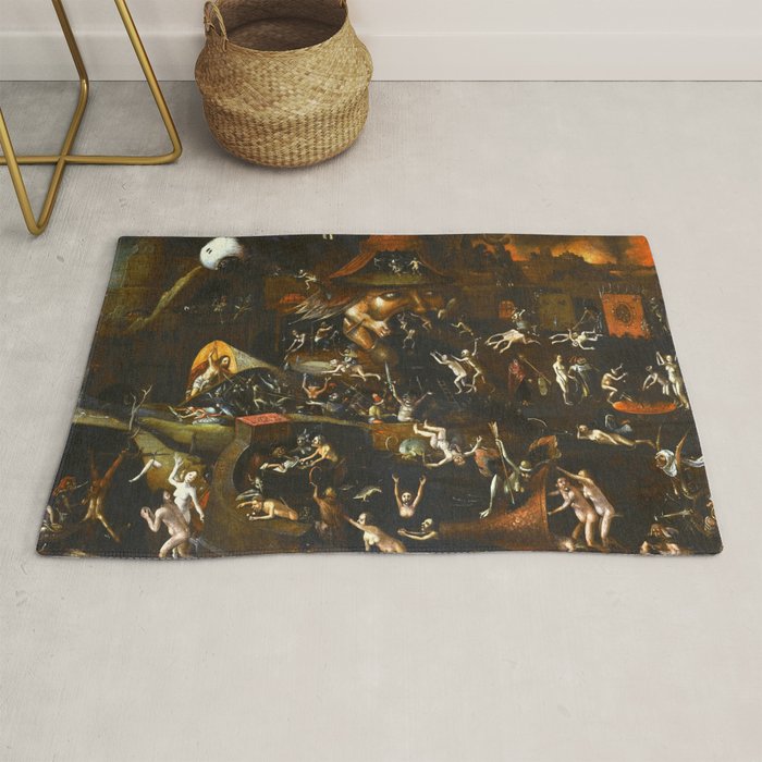 Hieronymus Bosch The Harrowing of Hell Rug Gallery Image 1