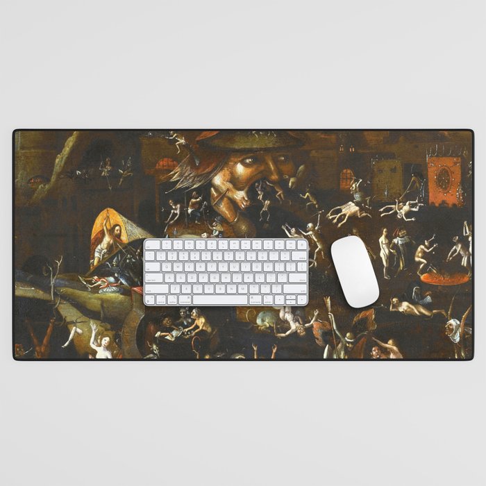 Hieronymus Bosch The Harrowing of Hell Desk Mat Gallery Image 1