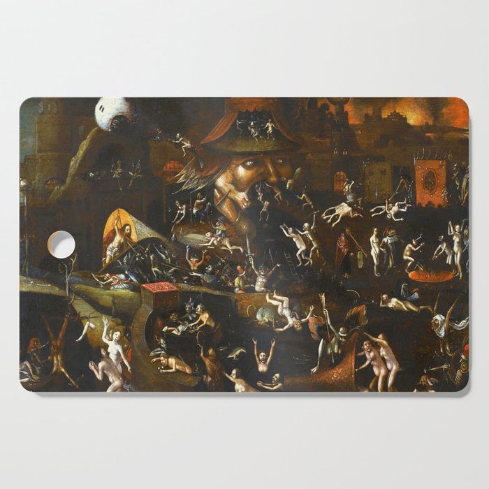Hieronymus Bosch The Harrowing of Hell Cutting Board Gallery Image 1
