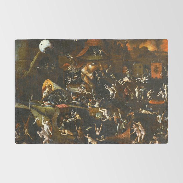 Hieronymus Bosch The Harrowing of Hell Rug Gallery Image 2
