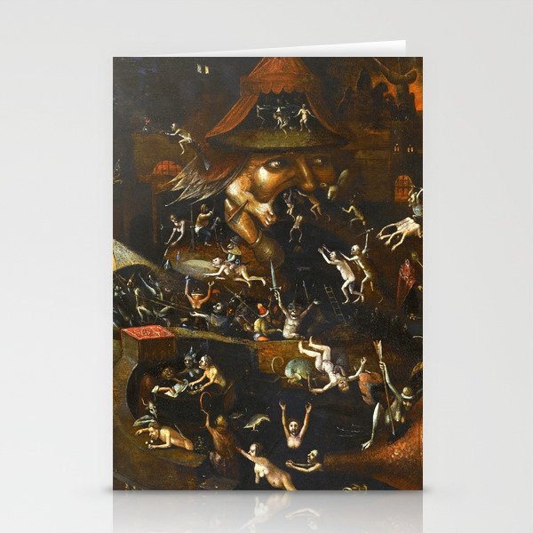 Hieronymus Bosch The Harrowing of Hell Stationery Card Gallery Image 1