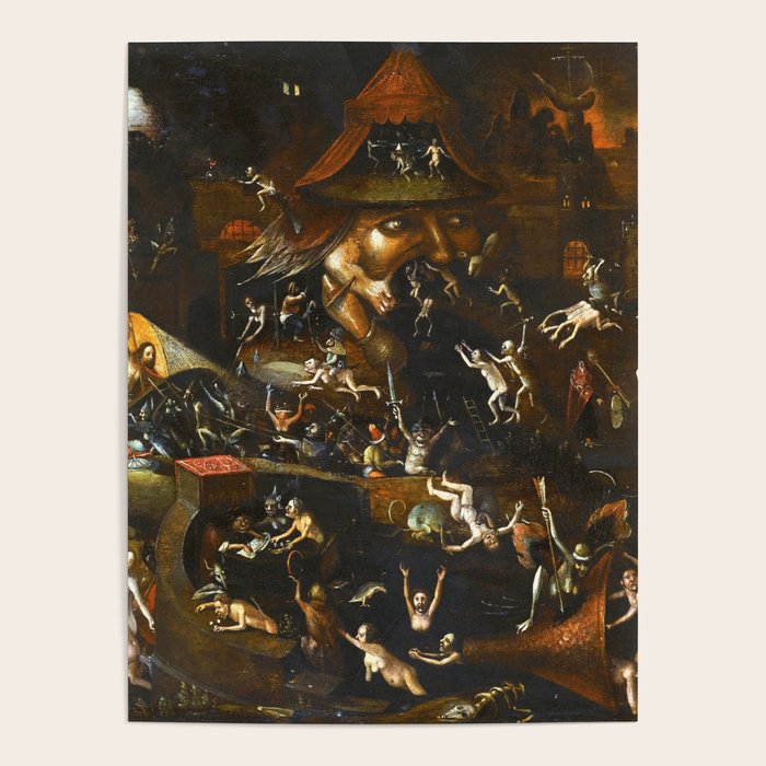 Hieronymus Bosch The Harrowing of Hell Poster Gallery Image 4
