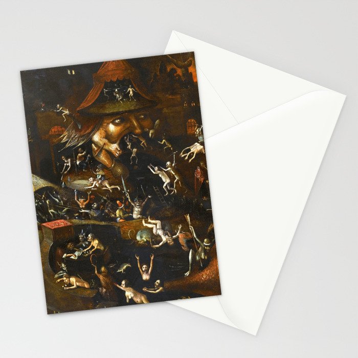 Hieronymus Bosch The Harrowing of Hell Stationery Card Gallery Image 2