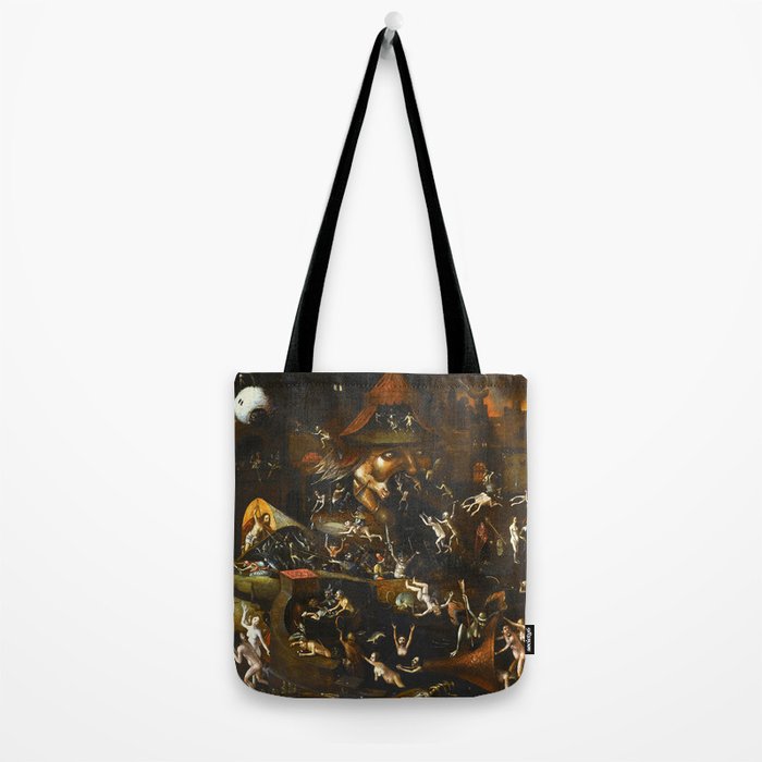 Hieronymus Bosch The Harrowing of Hell Tote Bag Gallery Image 2