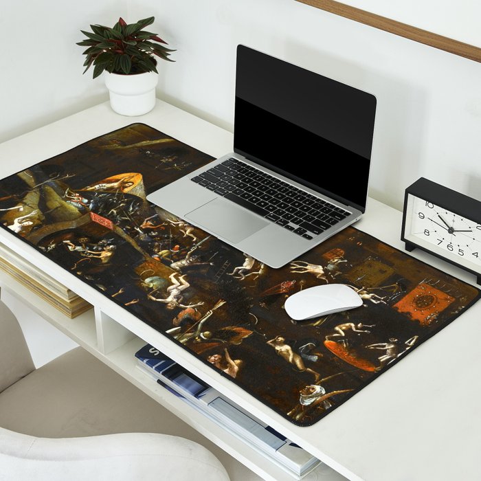 Hieronymus Bosch The Harrowing of Hell Desk Mat Gallery Image 2