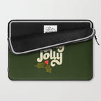 Holly Jolly Lettering Laptop Sleeve Gallery Image 2
