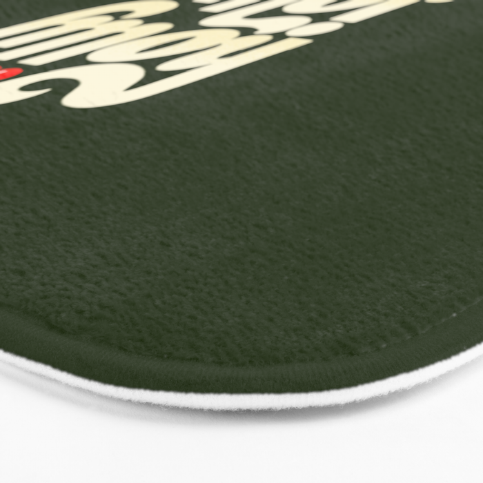 Holly Jolly Lettering Bath Mat Gallery Image 3