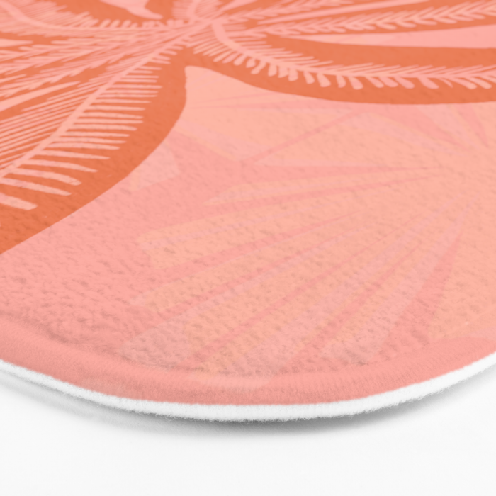 mod palms, pink Bath Mat Gallery Image 3