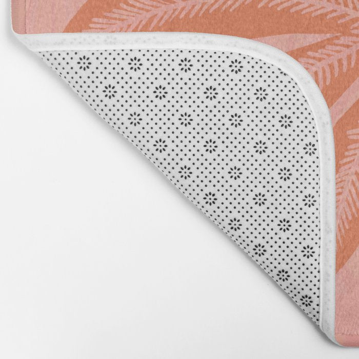 mod palms, pink Bath Mat Gallery Image 2