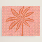 mod palms, pink Jigsaw Puzzle Gallery Image 1
