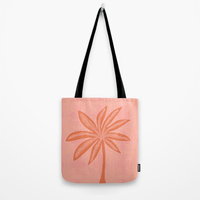 mod palms, pink Tote Bag Gallery Image 2