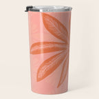 mod palms, pink Travel Mug Gallery Image 3