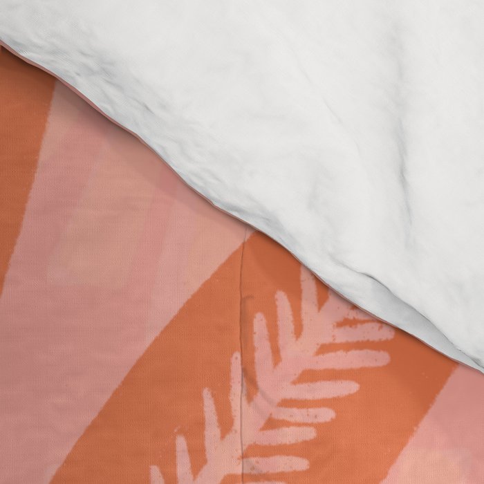 mod palms, pink Comforter Gallery Image 4