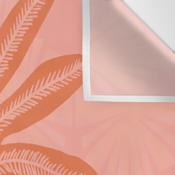 mod palms, pink Wall Tapestry Gallery Image 3