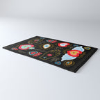 Milagro Love Hearts - Black Rug Gallery Image 3