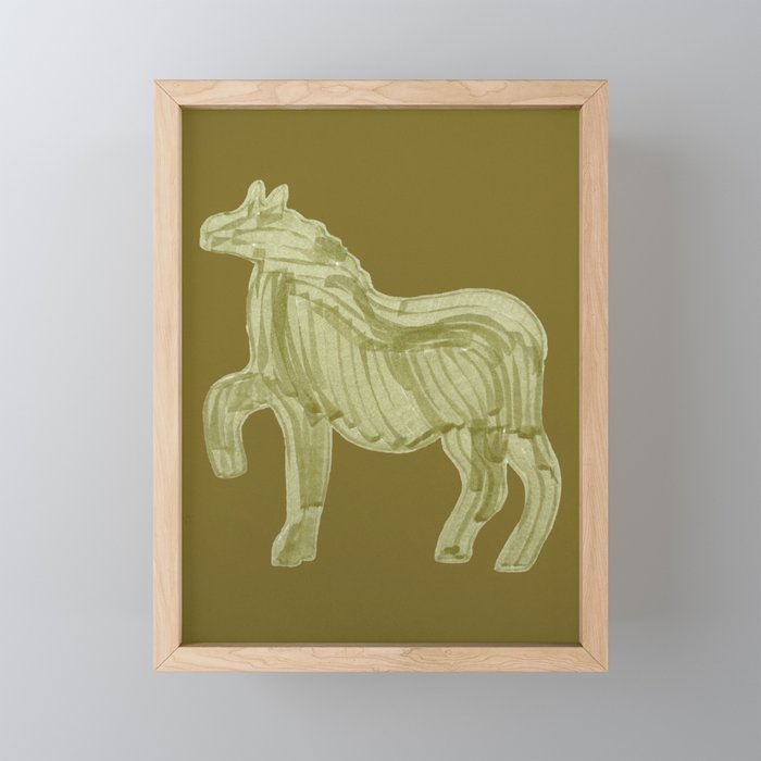 A Horse Says Hello Mini Art Print Gallery Image 1