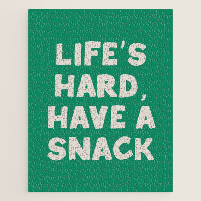 Retro Snack Humor for Food Lovers Jigsaw Puzzle Gallery Image 1