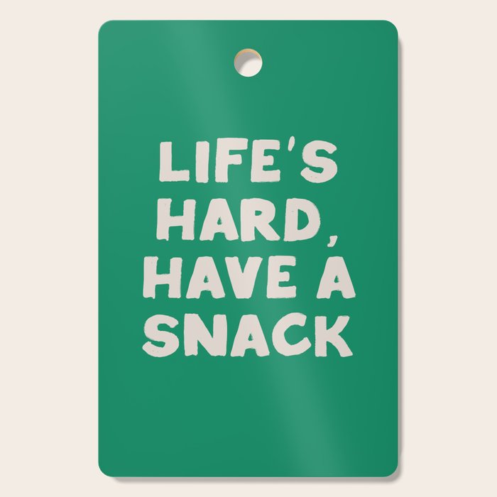 Retro Snack Humor for Food Lovers Cutting Board Gallery Image 1