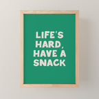 Retro Snack Humor for Food Lovers Mini Art Print Gallery Image 1