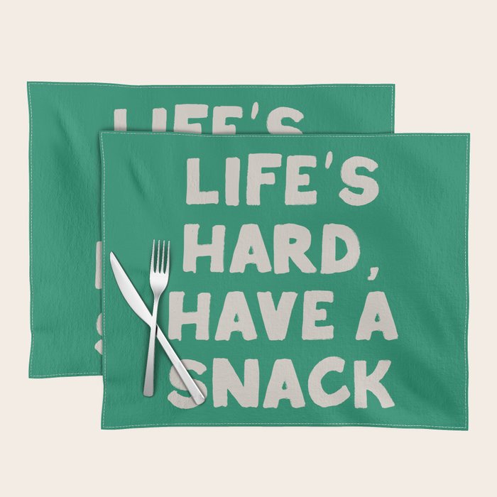 Retro Snack Humor for Food Lovers Placemat Gallery Image 1
